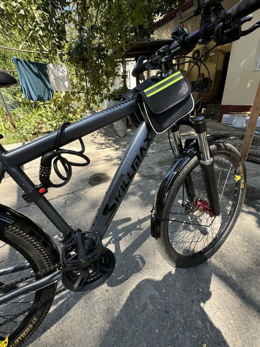 Велосипед Skilmax оригинал новый, в комплекте сумка,замок,фонарь