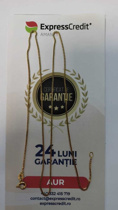 (AG 35) Lant aur 18K B.33199 / 2405 lei /Garantie 2ani