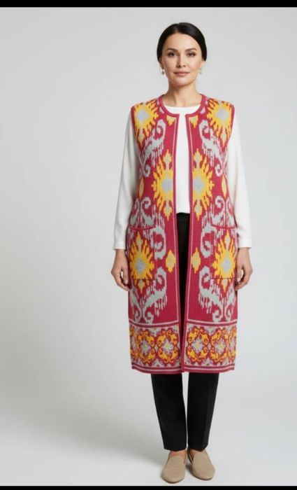 Kardigan to'qima adras nusxa bahorgi mavsumga