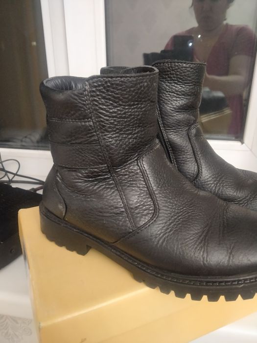 Сапоги кожаные мужские