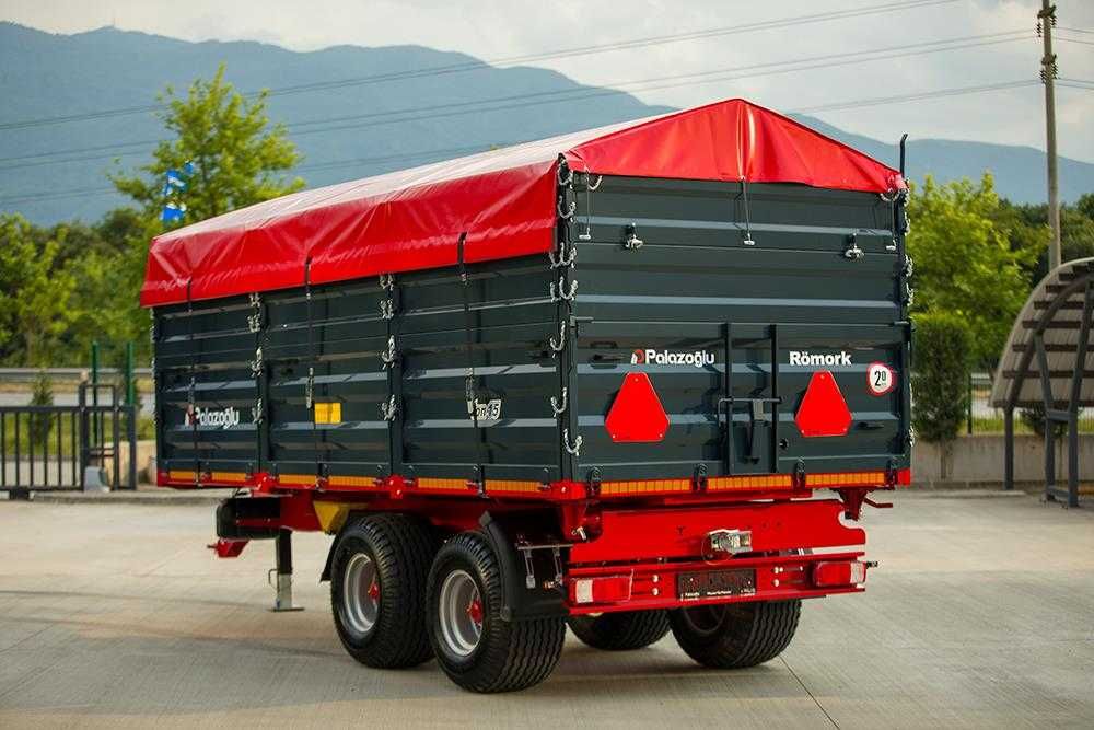 Remorca tandem 12t, remorca transport cereale, remorca agricola