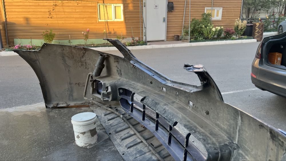 бампер Honda Accord 7 в сборе с губой modulo