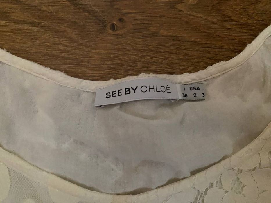 Rochie alba See by CHLOE originala