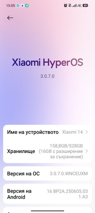 Продавам телефон Xiaomi 14