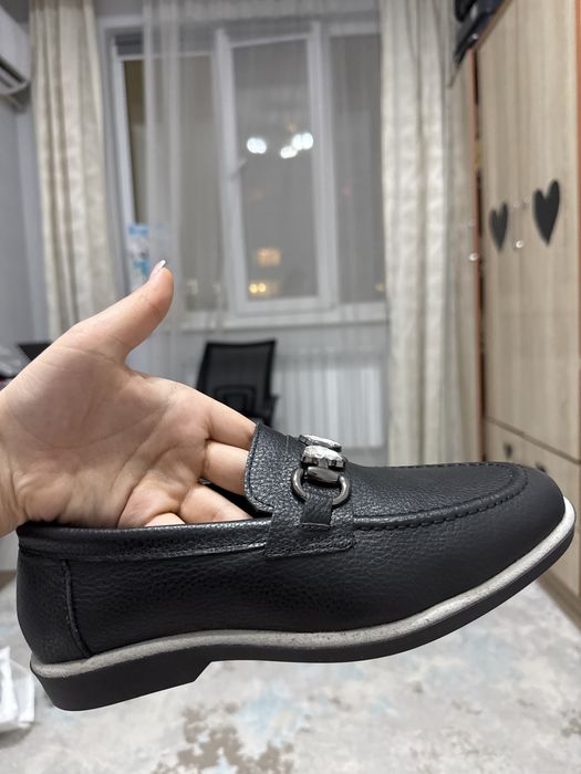 Кожанные лоферы