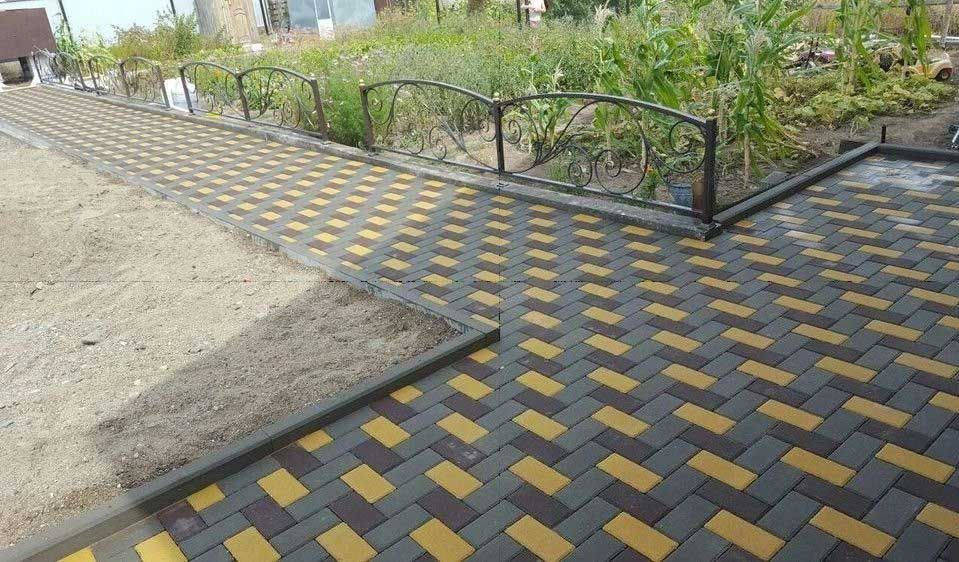 Укладка брусчатки