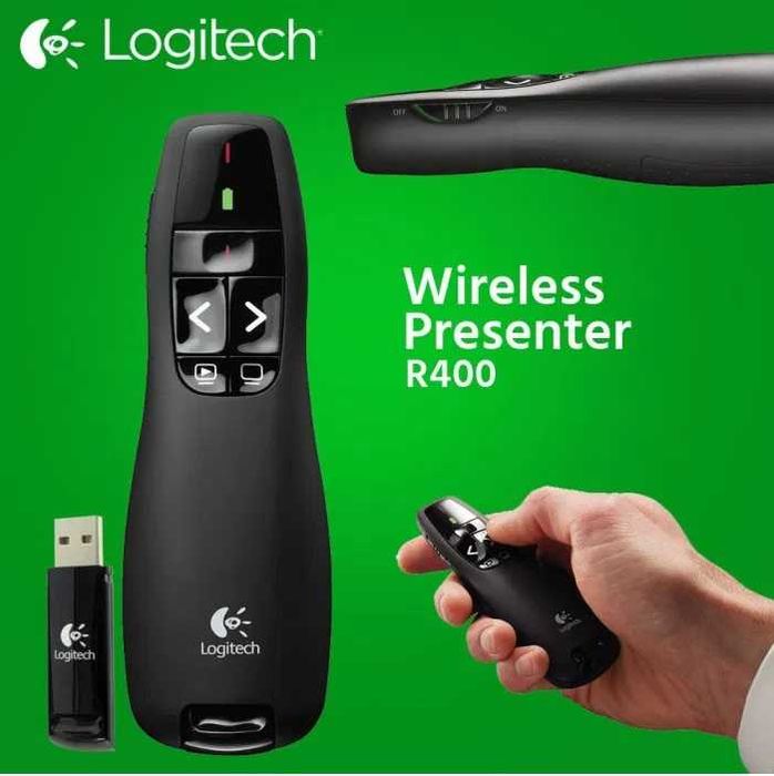 Указка Logitech R400 Презентер  Кликер