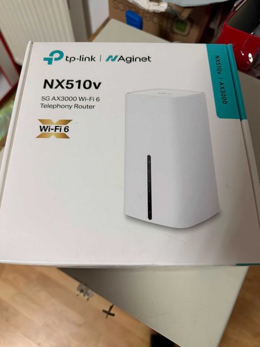 Router 5G TP-Link NX510v AX3000 Wi-Fi 6 cu slot Nano SIM