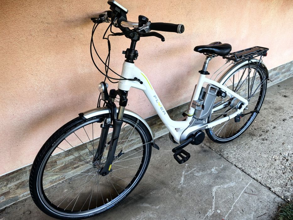 КАТО НОВ!! FLYER PANASONIC Електрически Велосипед 36V  540 wh