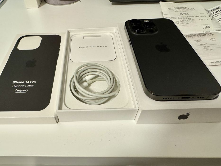 Iphone 14 pro la cutie,stare foarte buna  !