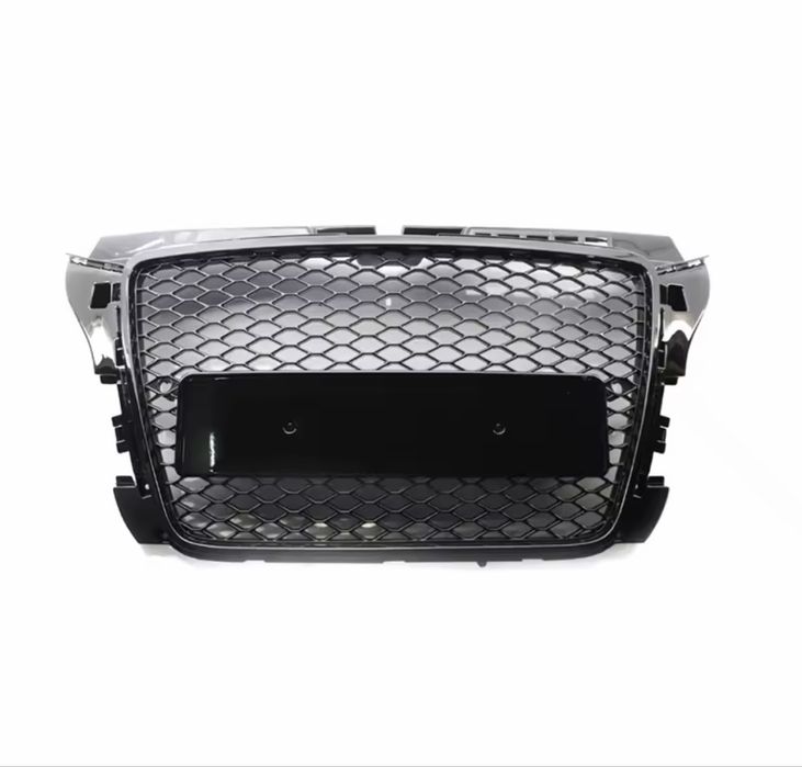 Grila Centrala Fagure Fara Sigla Logo Sport RS3 A3 8P Facelift FL 2008-2012 Negru Lucios Nou