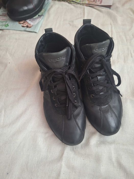 Мъжки боти от естествена кожа Geox