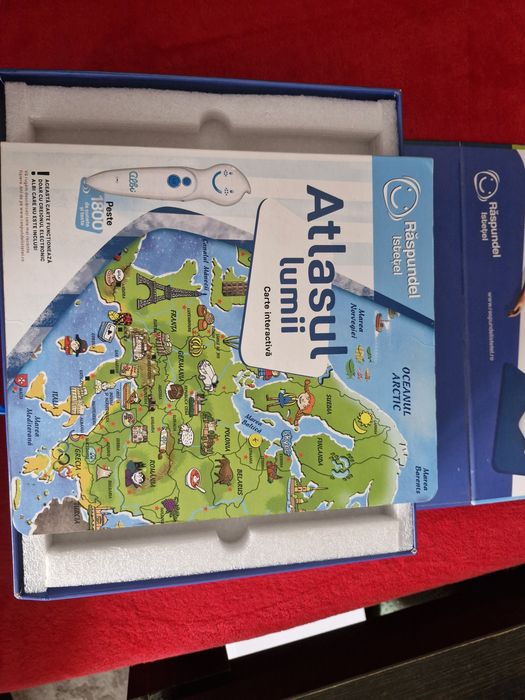 Raspundel istețe atlasul lumii și dictionar interactiv englez roma