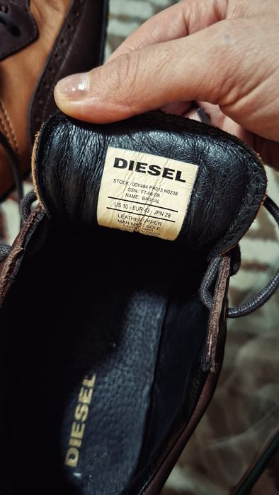 Urgent !!! Pantofi Diesel originali, Noi, piele naturală