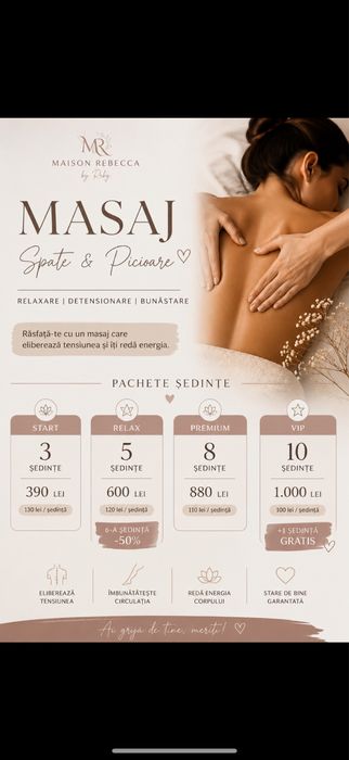 masaj de relaxare