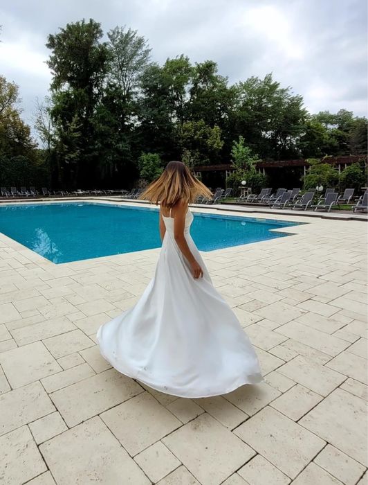 Rochie alba de seara