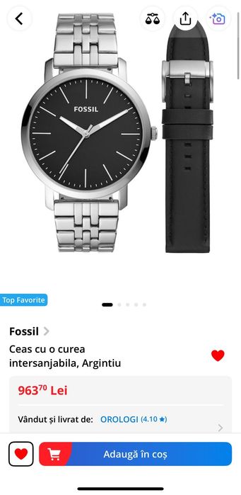 Ceas Fossil Luther 3H