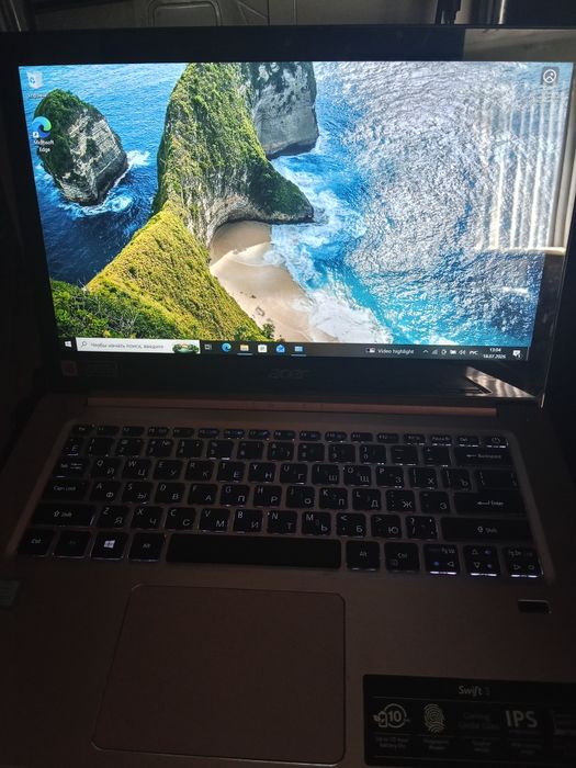Acer swift 3 ips(full hd)/core i3-7/SSD m2/металл