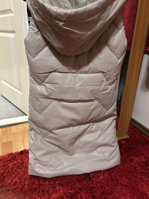 Vesta piele ecologica superba crem