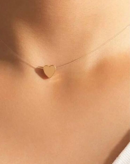 Колие с корда сърце