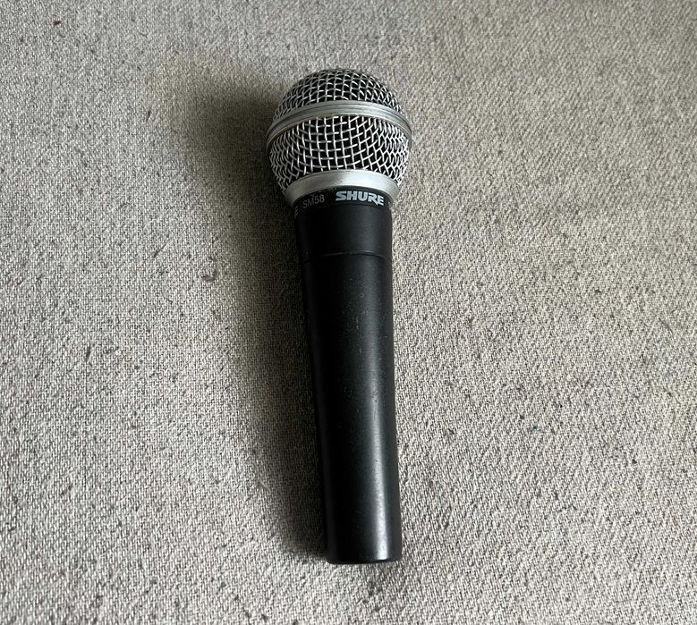 Microfon profesional Shure SM58 dinamic cardioid – XLR 3 pini