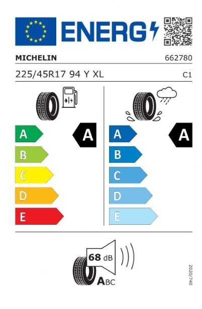 Set 4 Anvelope vară 225/45 R17 Michelin Primacy 94Y XL