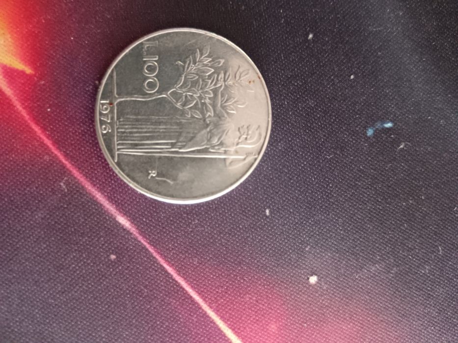 Moneda 100 lire 1976