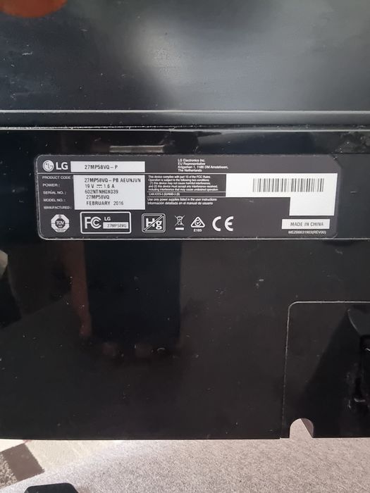 Vind monitor lg functionabil