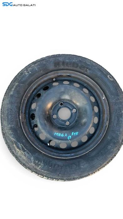Janta Roata Tabla Otel 195 65 15 R15 Dacia Logan 1 2004 - 2012 [MX0841]