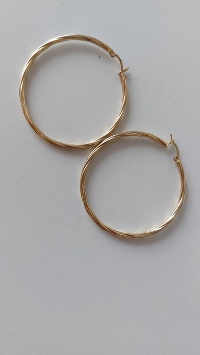 Cercei rotunzi aur 14k