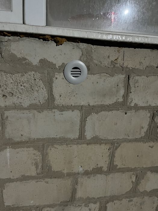 Установка приточного клапана