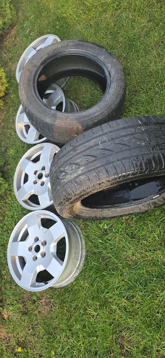 Set 4 Jante Aliaj R18 Originale Land Rover Discovery 3 / Range Rover + 2 Anvelope 255/60 R18