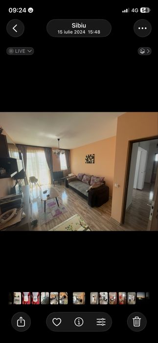 Apartament de inchiriat 2 camere plus bucatarie, paracre supterana