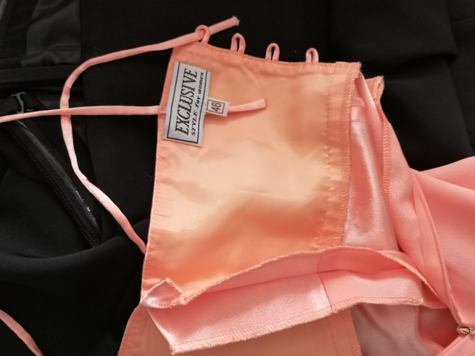 Rochie de ocazie, seara, bal de absolvire, coral, marimea 38-42