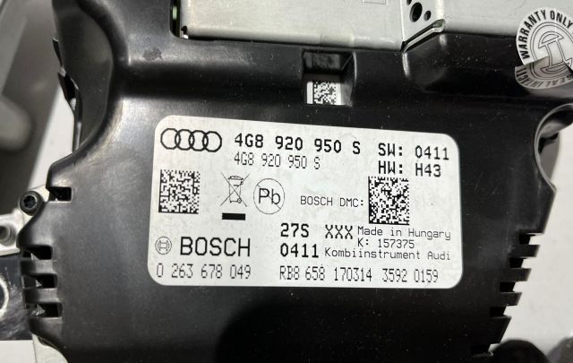 Ceasuri bord (Anglia) 4G8920950S Audi A6 4G/C7 [2010 - 2014]