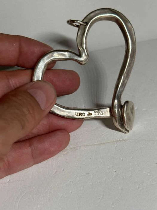 PANDANTIV INIMA MARE - De firma : UNO de 50 - "Love at First Sight" !