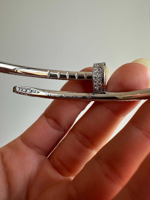 Bratara cui Cartier full cristale 16 dama Silver