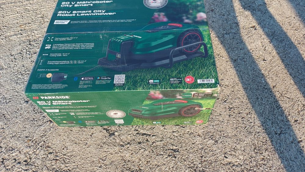 Чисто Нова Косачка Робот Parkside 250кв.м 20V Комлект