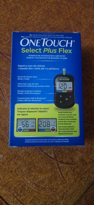 Trusă Glucometru OneTouch Select Plus Flex (AMBALAJ SIGILAT)