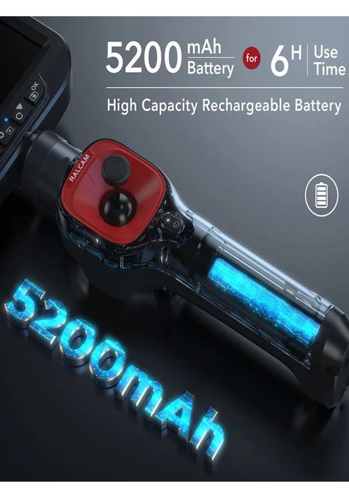 Видеоэндоскоп RALCAM 720°, sd 32gb. Эндоскопия.