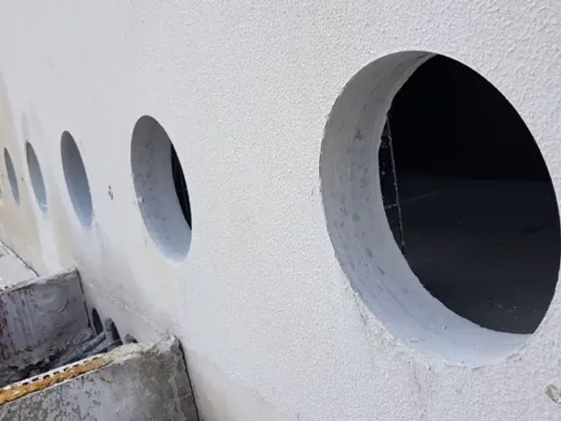 Gaură hotā, carotare, tăiere beton