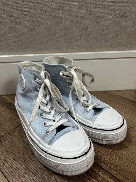 Голубые кеды 36 размер