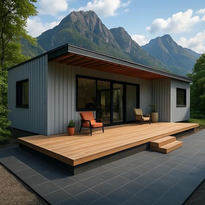 Модульный дом, жилой контейнер