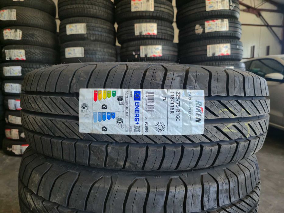 4 Anvelope de VARA - 225/75/16C 118/116R - RIKEN CargoSpeed - NOU - DOT 2023 !