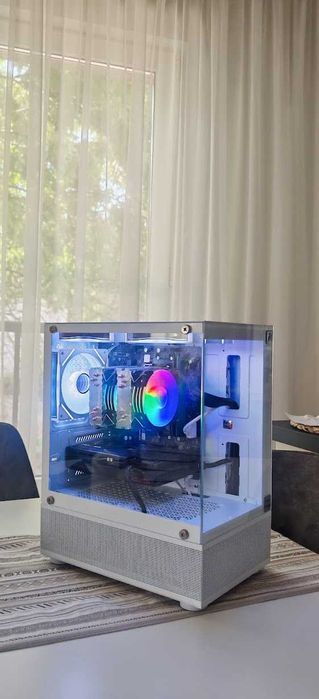 Бюджетно Геймърско PC Ryzen 5 5500/16Gb/512GB SSD+1000Gb HDD/Sapphire RX 6600/Гаранция