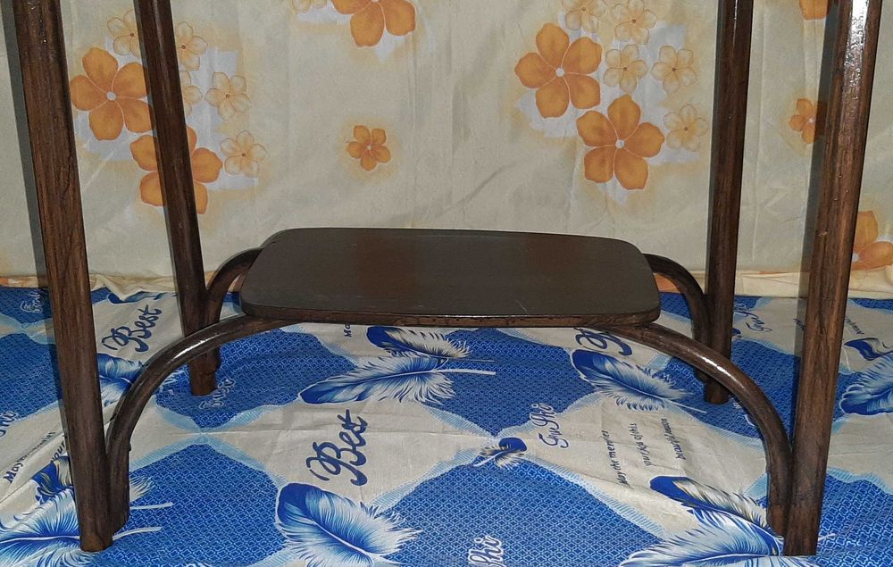 COLTAR (Etajera) LEMN anii 1980// Măsuță lemn anii 1975