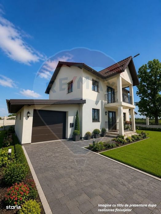 Casă / Vilă noua P +1 cu 4 camere de vânzare| Acces A3 | Teren 400 mp