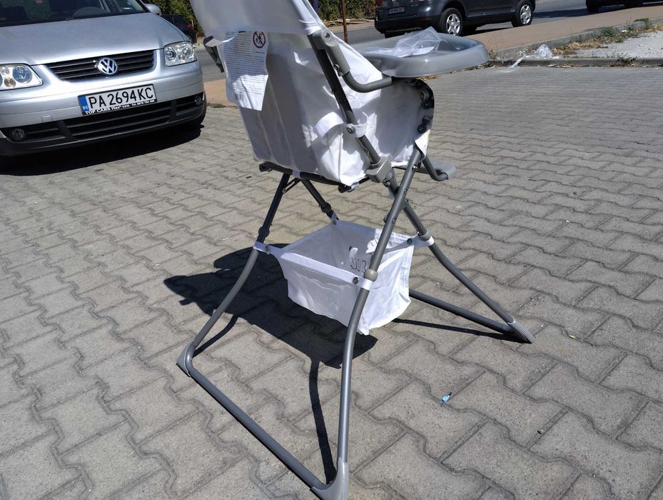 MONI Стол за хранене SCAUT сив