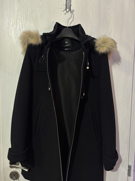 Палто с пух Mango