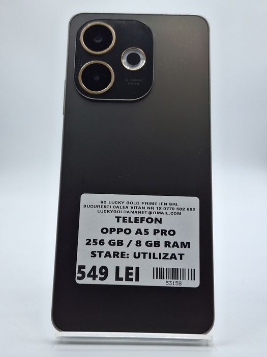 Oppo A5 Pro 256Gb 8Gb ram Factura/Garantie #53158